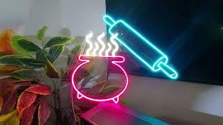 LED Neon Decoration logo For Restaurant