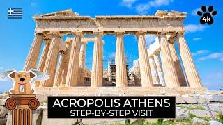 Acropolis Athens Step-by-Step Guided Visit (with top tips and history facts) 4K Walk