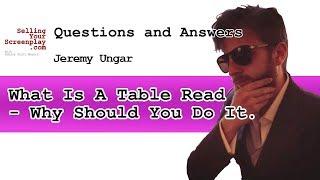 What Is A Table Read and Why Should you Do It?