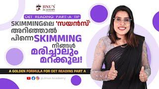 OET  Reading Part A Skimming | Expert Skimming Techniques for Better Scores | Jinus Academy