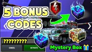 WOT Blitz Codes: Mystery Box | New World Of Tanks Blitz Bonus Codes | Code for WOT Blitz