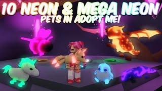 MAKING 10 PETS NEON AND MEGA NEON in Adopt Me! ⭐️️