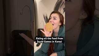 Eating all the food from squid games in Korea #Foodie #Reels#Eating #Korea #KoreanFood #seoul#Shorts