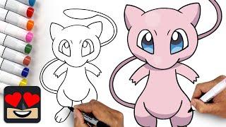 How To Draw Pokemon Mew for Beginners