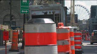 City of Montreal is trying to get rid of its countless traffic cones