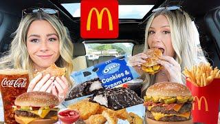 Trying NEW McDonald's Cheesy Jalapeño Bacon QPC + OREO Pie Taste Test