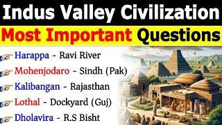 Indus Valley Civilization | Top MCQs | Ancient History | Indus Valley Civilization GK MCQs #history