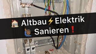 Altbau️Elektrik‍️Sanieren️