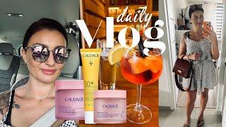 DAILY VLOGSKIN CARE CAUDALIE // TESTUJE NOWY PODKŁAD // NAJLEPSZY SERNIK PISTACJOWY  |RozgadanaTv