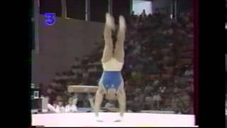 Paolo BUCCI (ITA) floor - 1993 Mediterranean Games EF