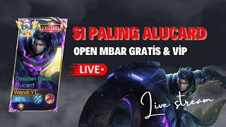 LIVE MOBILE LEGENDS , OPEN MABAR GRATIS BARENG TOP GLOBAL ALUCARD !!