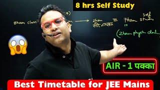 Best Timetable for JEE Mains & Advanced  99 percentile best Strategy #jee2025 #jee #iit #iitjee