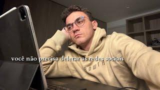 Não DELETE as REDES SOCIAIS. Faça isso ao invés