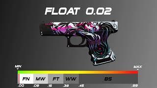 CSGO Glock-18 | Neo-Noir - Skin wear/float