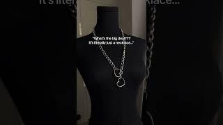 Comment if you get it #necklace #jewelry #smallbusiness #alternative #altfashion