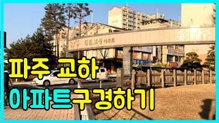 [아파타 TV] 파주 아파트 교하 9단지 구경! 부동산 전망 보단 그냥 구경하기