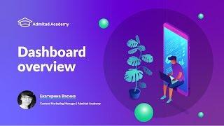Overview of Admitad dashboard
