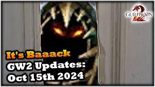 It's Baaack. Halloween Update & More - Oct 15th Guild Wars 2 News