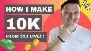 $10 to $10,000 DAY #6 - Best Binary Options Strategy