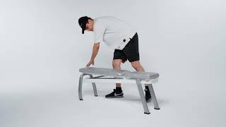 How To Use | Pure Series 5 Adjustment Angles Foldable Bench - White