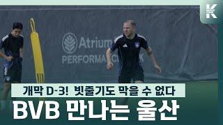 빗줄기도 막을 수 없다! 클럽 월드컵 앞둔 울산 HD 현지 훈련 공개