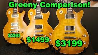 Gibson Epiphone & Chibson Greeny Les Paul Comparison