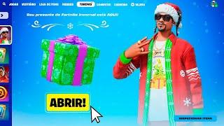 RESGATAR RECOMPENSAS do NATAL 2024! SKINS e ITENS GRÁTIS para TODOS no FORTNITE