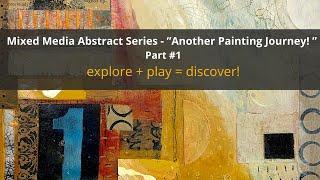 Mixed Media Art - Abstract Painting Techniques- How to Change a Painting - Part #1