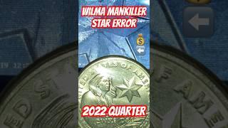 Wilma Mankiller quarter error. #coin #coins #shorts #viral #trending #coinrollhunting #silver #gold