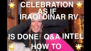 LIVESTREAM...LETS GO CELEBRATION WITH MARGARITAS AND MANIFESTATIONS #iraqidinar #dinar #centralbank