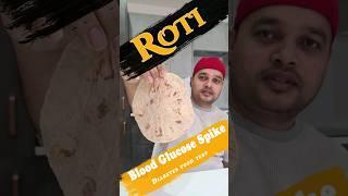 Can Diabetic eat Roti? Roti raise blood sugar? #roti #type2diabetes #continousglucosemonitor
