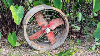 How To Restore Old Fan Is Extremely Simple // Restore The Giant Super Big Tube Air Exhaust Fan