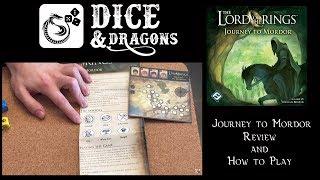 Dice and Dragons - Journey to Mordor Review and How to Play