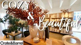 Create The Perfect Fall Cozy Home With Crate & Barrel Inspiration | Decor & Furniture Inspo