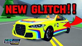 NEW *INSANE* GLITCH WITH THE NEW BMW M4 IN Car Dealership tycoon!! | Mird CDT