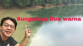 Wisata ciung wanara,karang kamulyan ciamis.air sungainya ada Dua warna #ciamis #wisataciamis