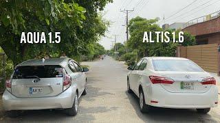 Toyota Aqua vs Corolla Altis 1.6 - DRAG RACE!!