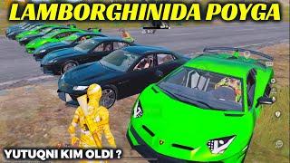 OBUNACHILAR BILAN FORSAJ 10 OLDIK / PUBG MOBILE LAMBORGHINILI UZBEKCHA POYGA