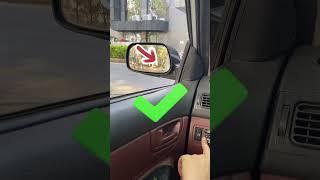 A quick way to adjust your mirrors!#car
