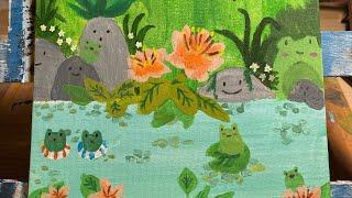 Painting little Frogs