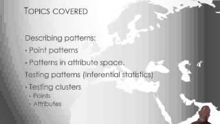 Introduction to Spatial Statistics in ArcGIS/ArcMap