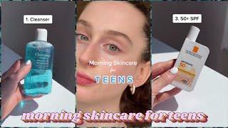 morning skincare for teens #shorts