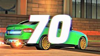 ROCKET LEAGUE INSANITY 70 ! (BEST GOALS, INSANE FREESTYLES, NOFLIPS)