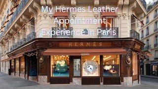 7.  Hermes Paris Leather Appointment....Scored A Bag!