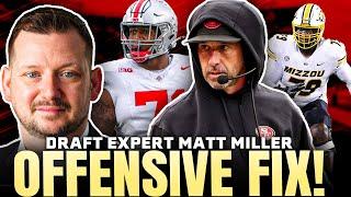 ESPN Draft Expert REBUILDS The 49ers Offense! - Matt Miller with Larry Krueger