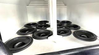 12,000 WATTS ON TWELVE 12" SUBWOOFERS! *CRAZY FLEX*