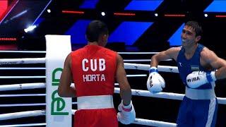 Finals (57KG) HORTA RODRIGUEZ SAIDEL (CUB) vs KHALOKOV ABDUMALIK (UZB)| IBA World Championships 2023