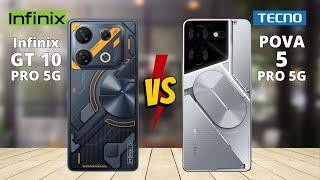 Infinix GT 10 Pro 5G vs Tecno Pova 5 Pro 5G