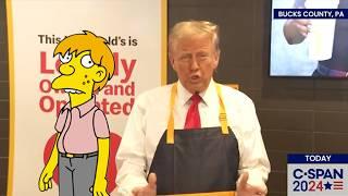 Trump works at McDonald's