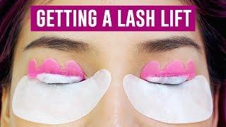 Getting A Lash Lift!  TINA TRIES IT